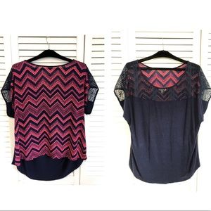 Short sleeve shirt with mesh backing